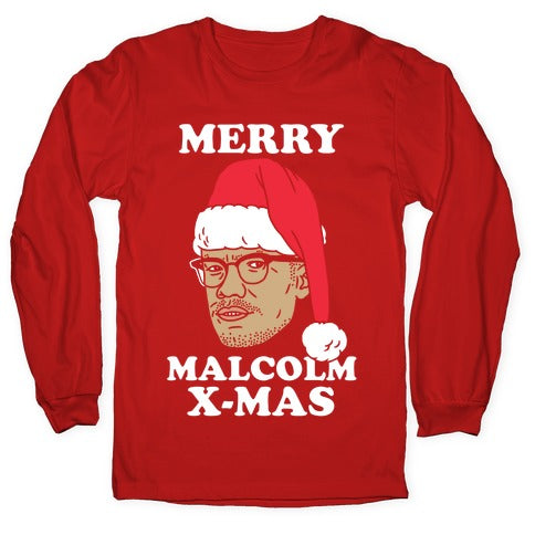 Malcolm X-Mas Longsleeve Tee